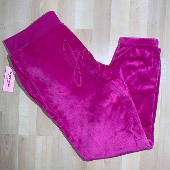 JUICY COUTURE Furry Jogger Pajama Pants - Picture 3 of 7